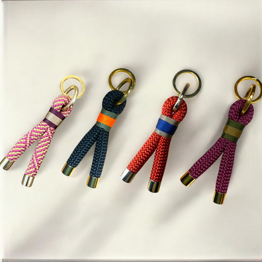 Luxury Handmade Keychain – Customisable | The Greenwich Yarn - Green Dog