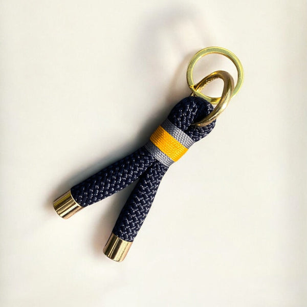 A close of the Greenwich Yarn Space Monkey Keychain