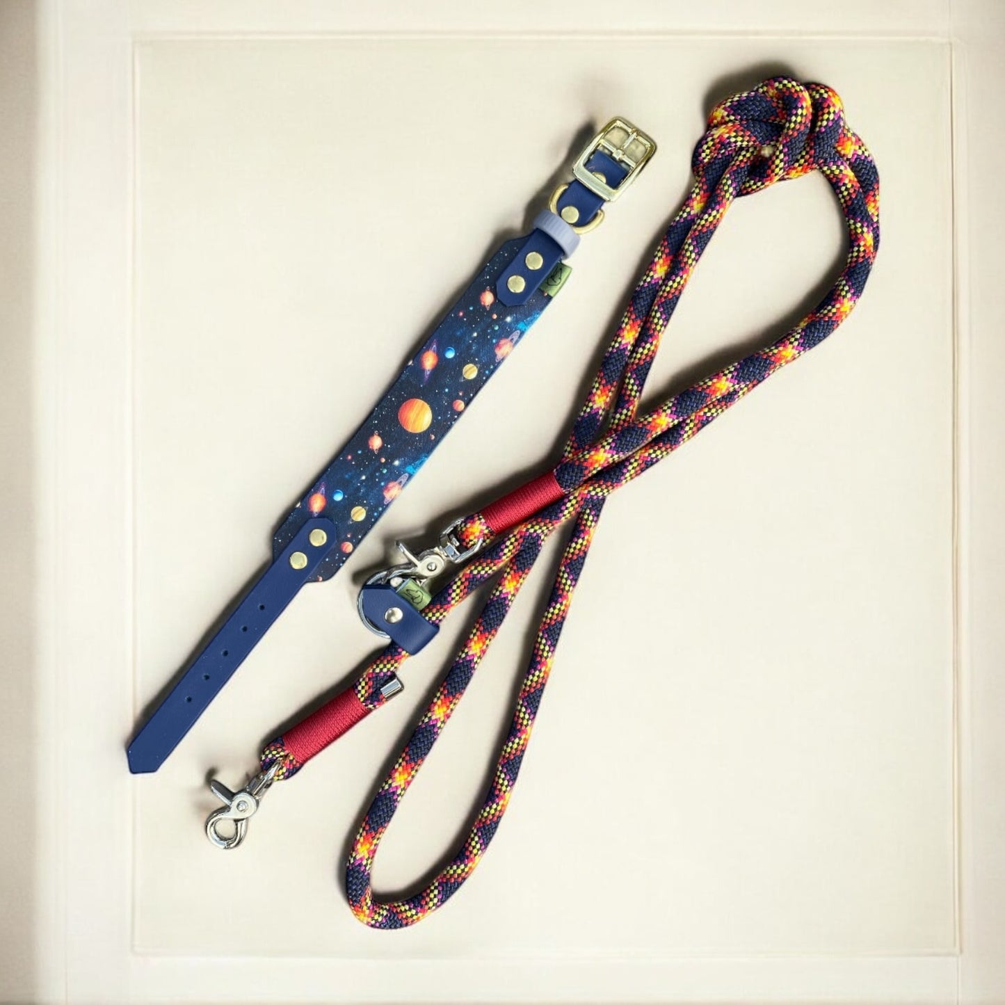 Hands-Free Dog Lead – Space Monkey Edition by Life Like Charlie - Green Dog