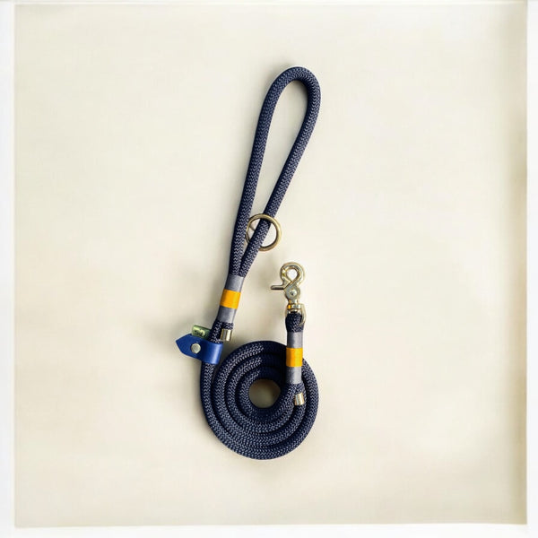 Greenwich Yarn Rope Lead – Monkey Edition Dog Lead - Green Dog