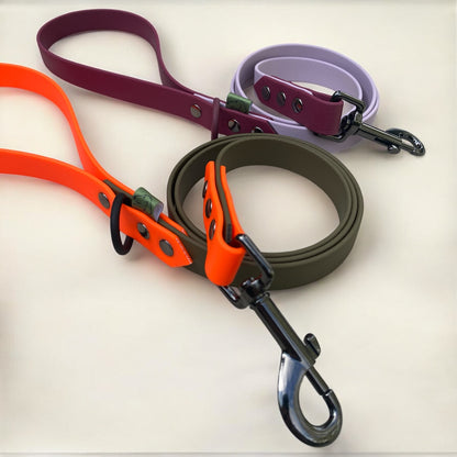The Oxford BioThane® Lead – Customisable Waterproof Dog Lead - Green Dog
