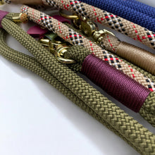 Hands-Free Dog Lead – Customisable Rope Lead for Dogs - Green Dog
