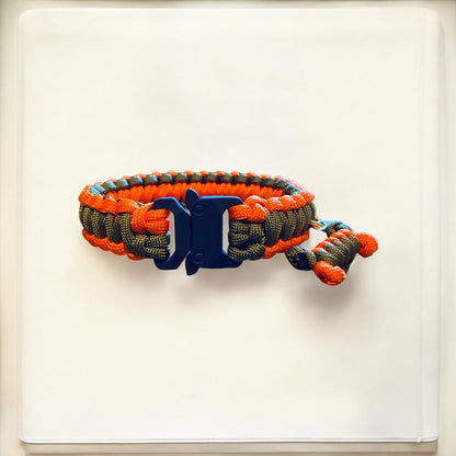 Non-adjustable Cord Collar | Customisable - Green Dog