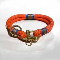 Greenwich Yarn Dog Collar – Siciliana Edition | Handmade - Green Dog