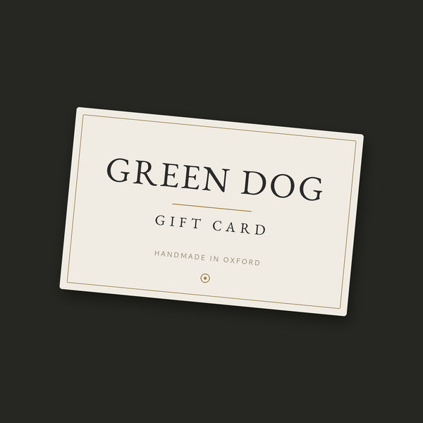 Green Dog Gift Card | For Dog Lovers | Oxford Studio