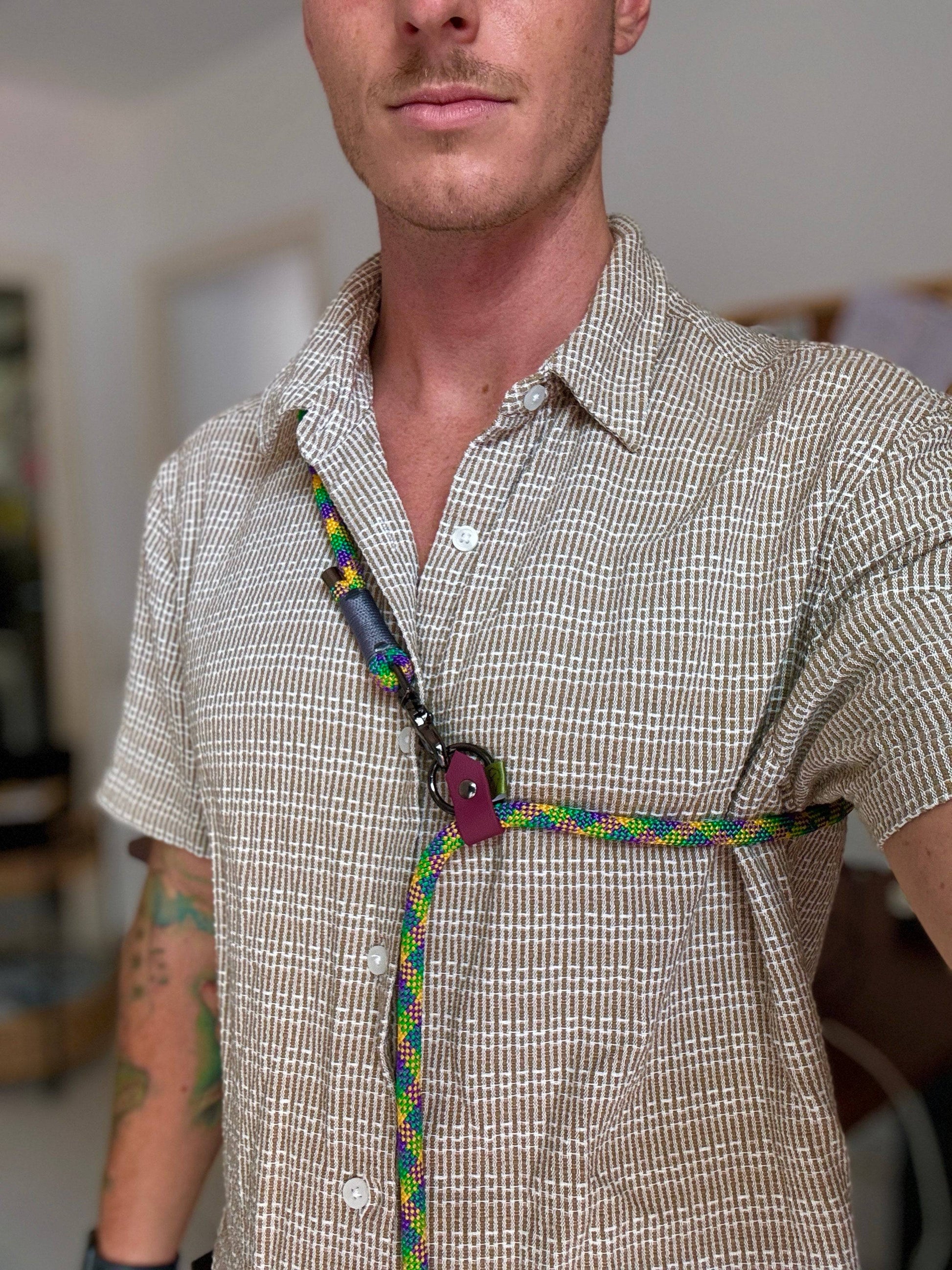 Life Like Charlie’s dog wearing the Nala Green Summer Edition handsfree adjustable dog lead in collaboration with Green Dog and Hope for Podencos.