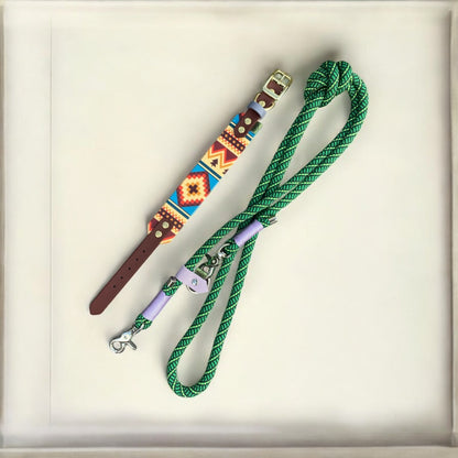 Nala's latest dog collar and dog lead set