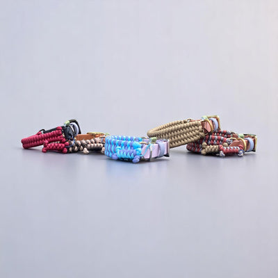 a selection of cord dog collars available to fully customise and suitable for dogs of all size and shape. Design whatever dog collar you want.