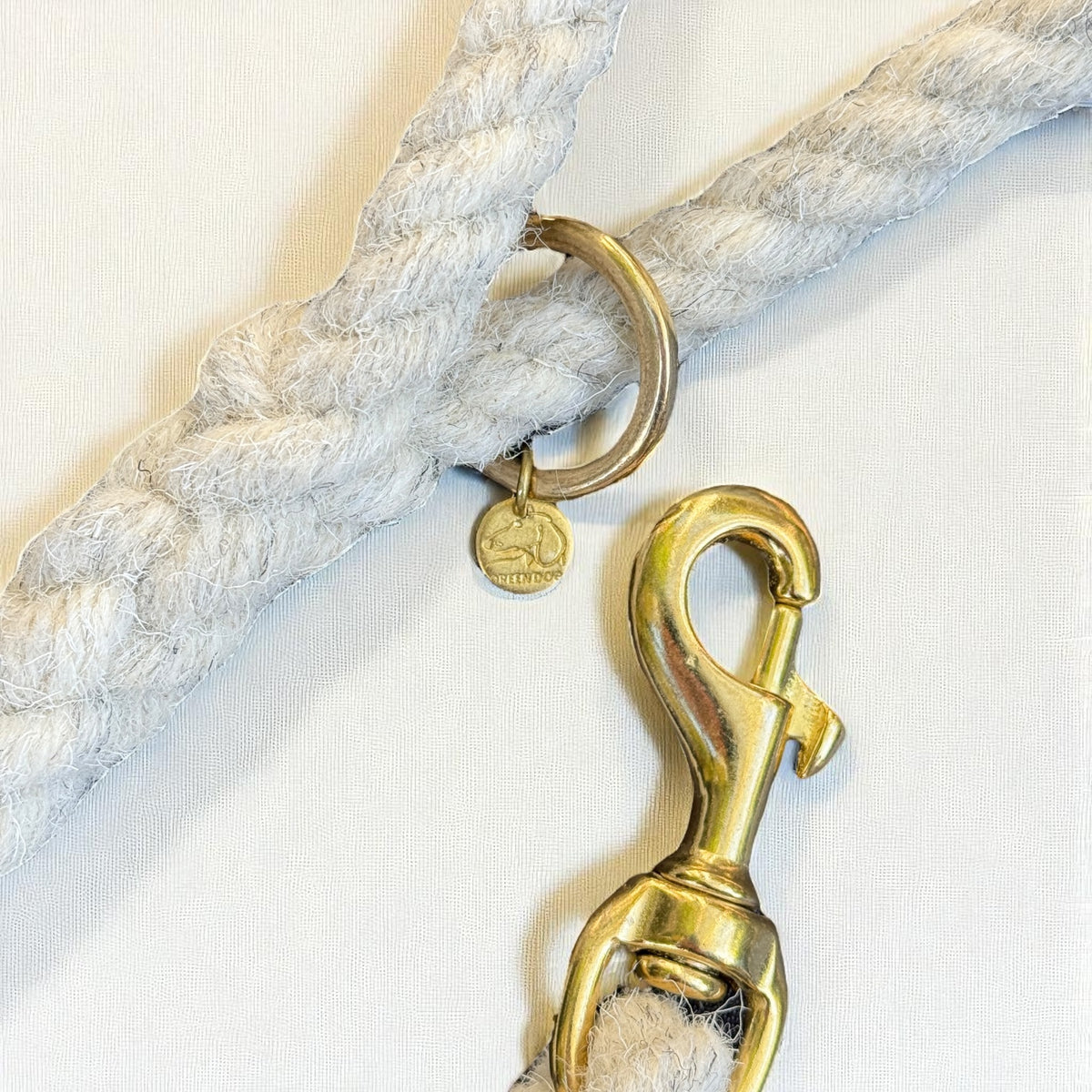 The Swaledale – Handmade British Wool Dog Lead - Green Dog