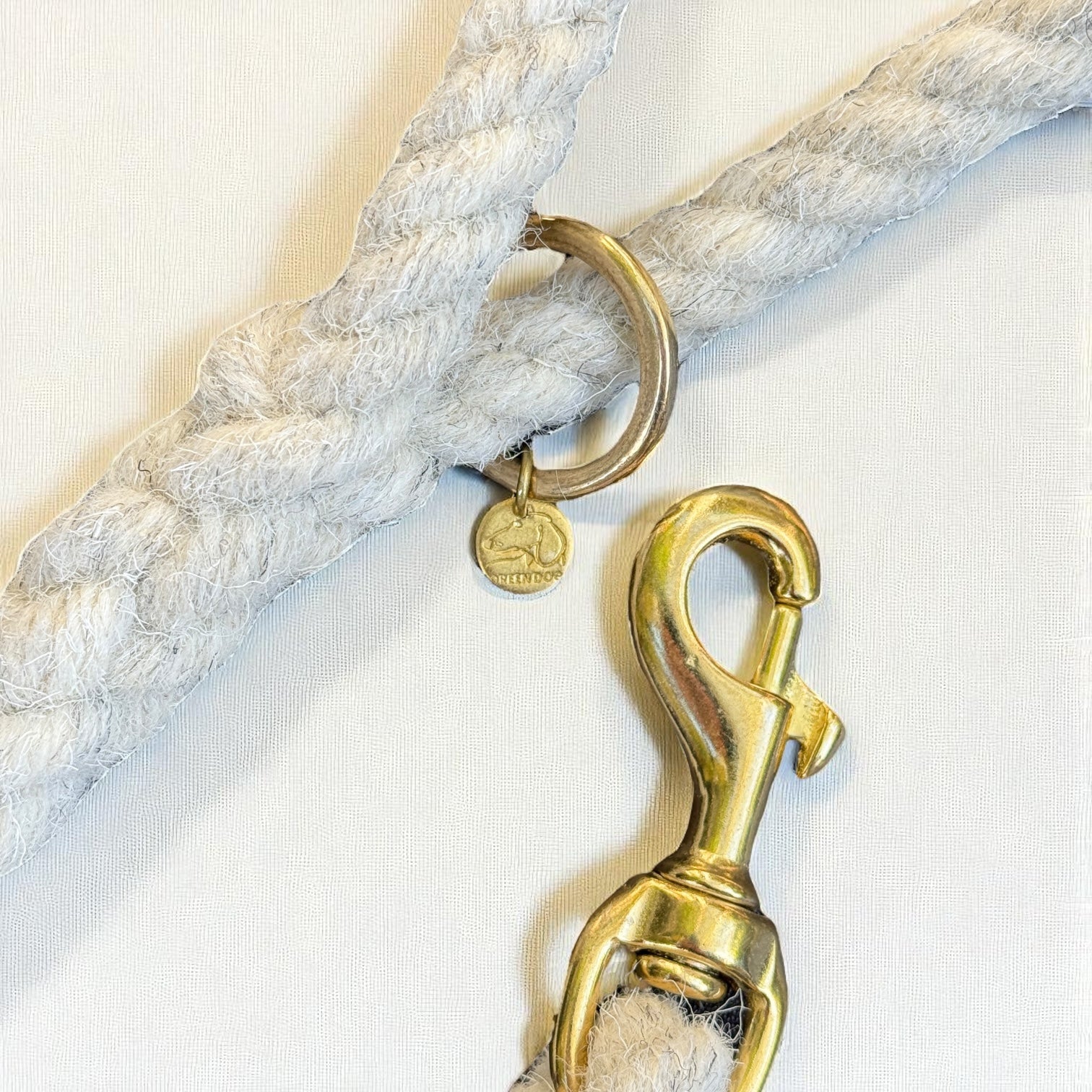 The Swaledale – Handmade British Wool Dog Lead - Green Dog