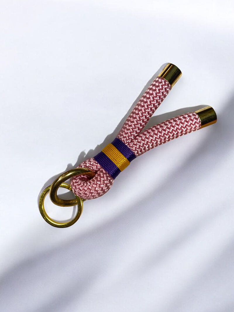 Handmade Sustainable Rope Keychain – Unique Repurposed Scraps | Green Dog