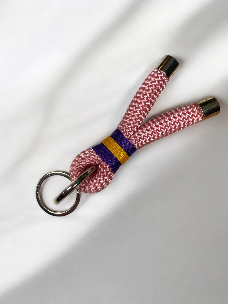 Handmade Sustainable Rope Keychain – Unique Repurposed Scraps | Green Dog