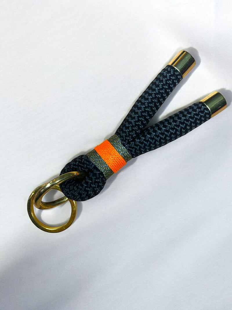 Handmade Sustainable Rope Keychain – Unique Repurposed Scraps | Green Dog