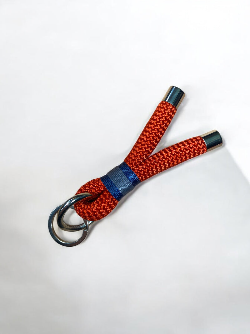 Handmade Sustainable Rope Keychain – Unique Repurposed Scraps | Green Dog