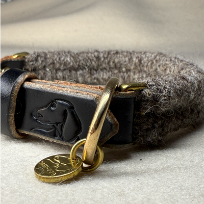 The Brampton – Handmade British Wool Dog Collar (Small Breed)