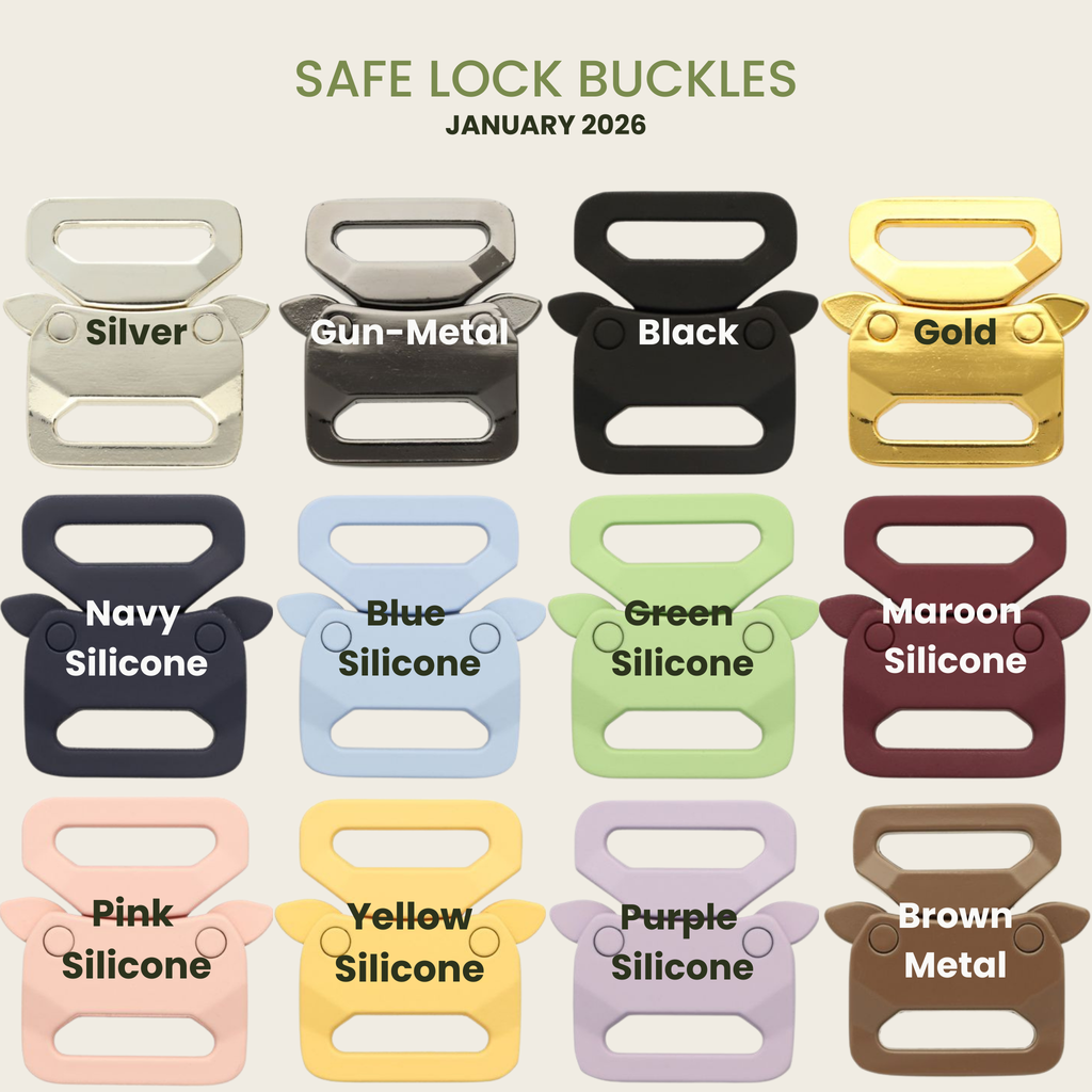 Waterproof BioThane Dog Collar | The Fixie | Customisable