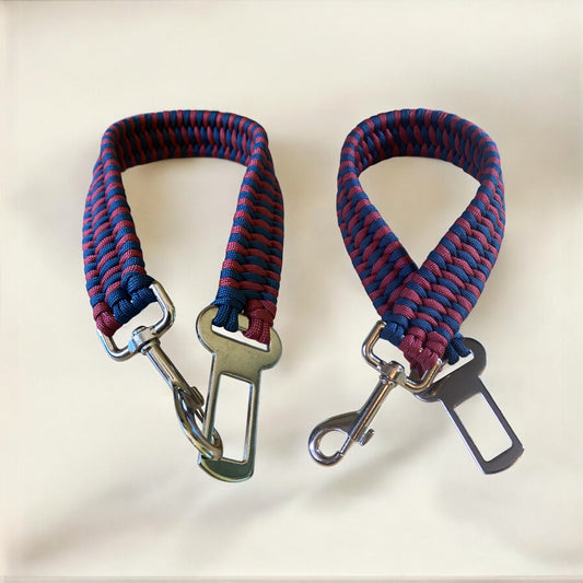 dog car seat belts| paracord Dog Seat Belt for Car Travel - Green Dog