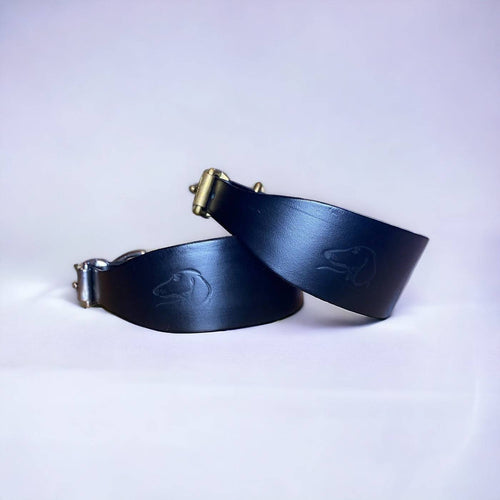 Cotswold Heritage Leather Sighthound Collars | Lurcher, Italian Greyhound & Whippet