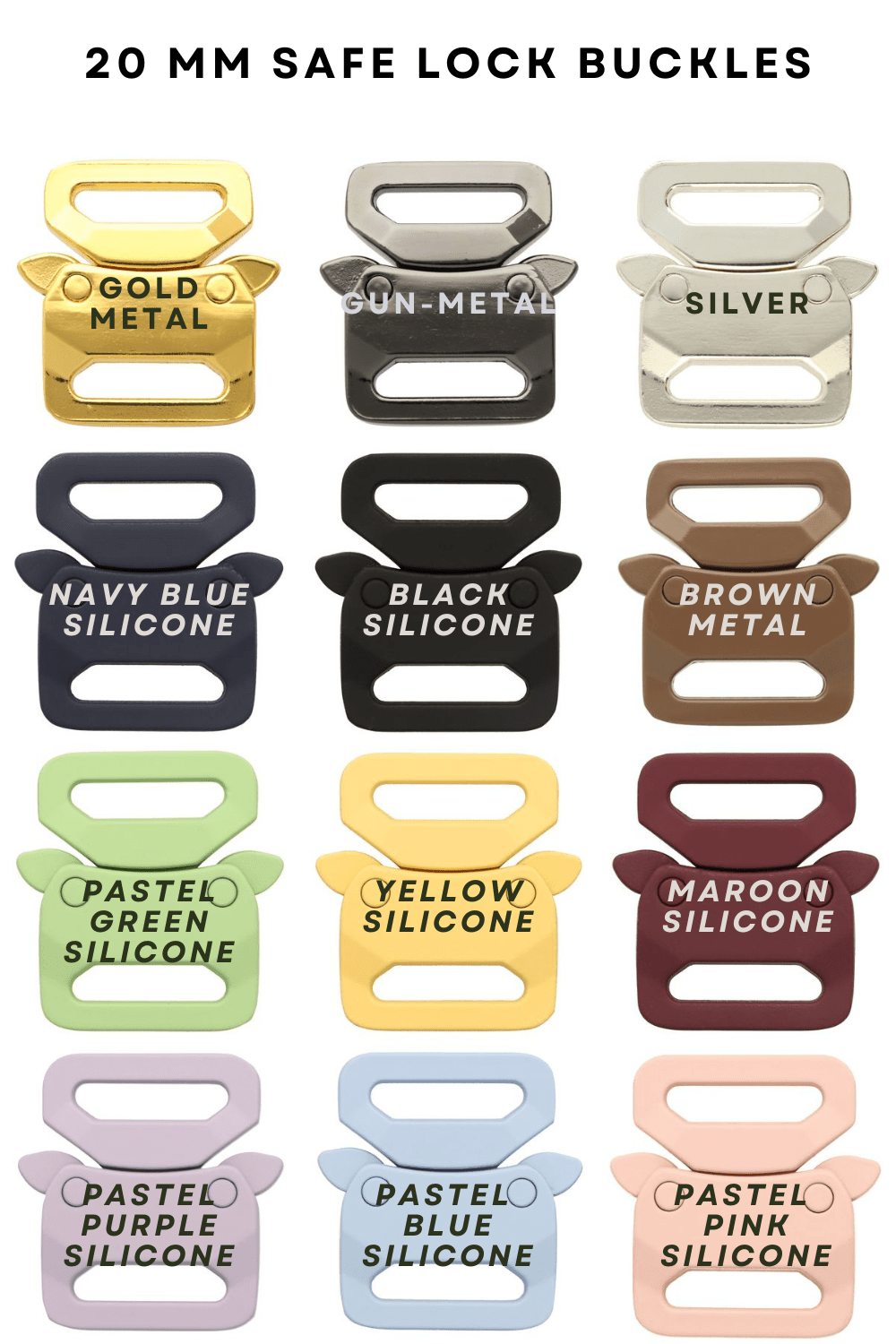 The Fixie BioThane® Dog Collar | Customisable