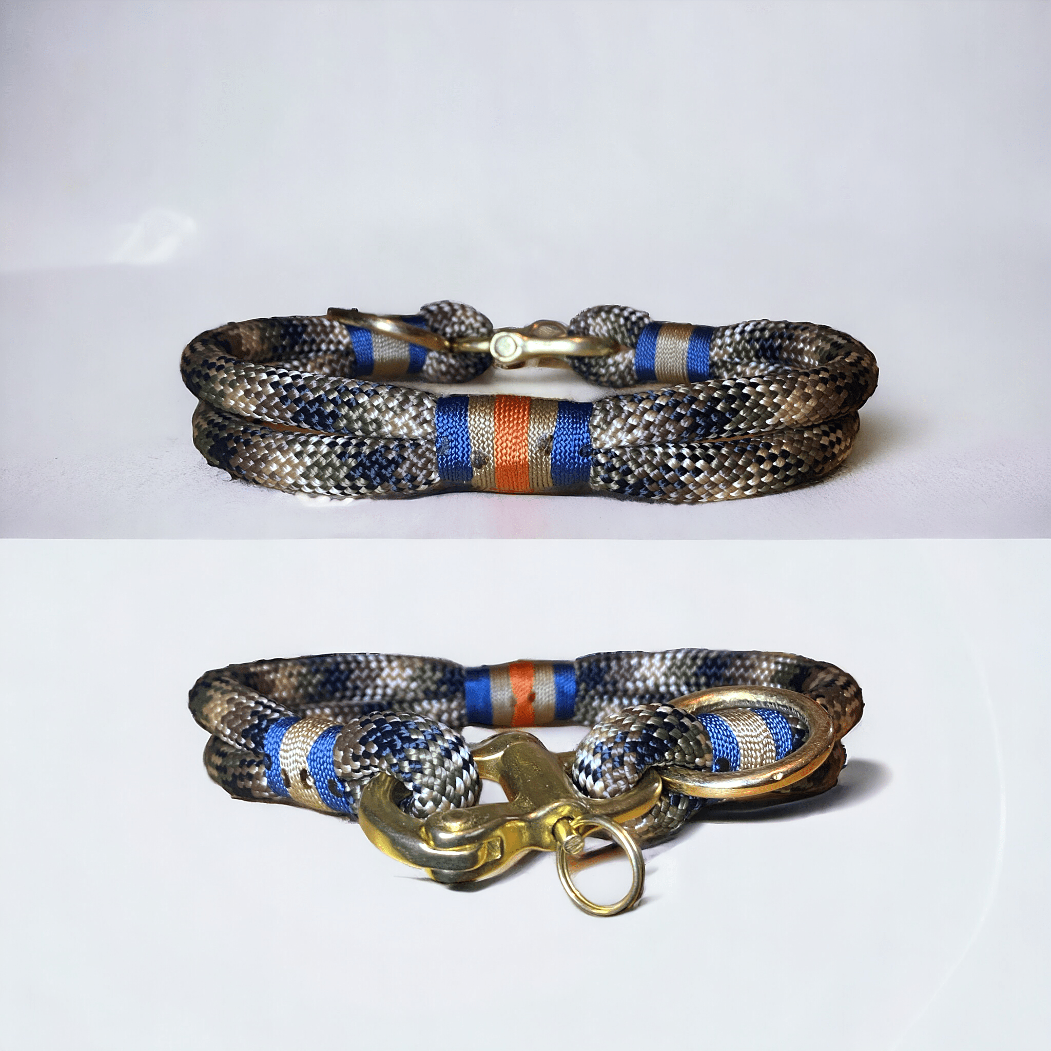 Greenwich Yarn Dog Collar – Fully Customisable | Handmade - Green Dog