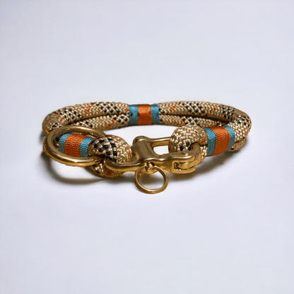 Greenwich Yarn Dog Collar – Bloomsbury Edition | Handmade - Green Dog