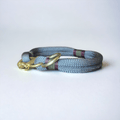 Greenwich Yarn Dog Collar – Carbon Edition | Handmade - Green Dog