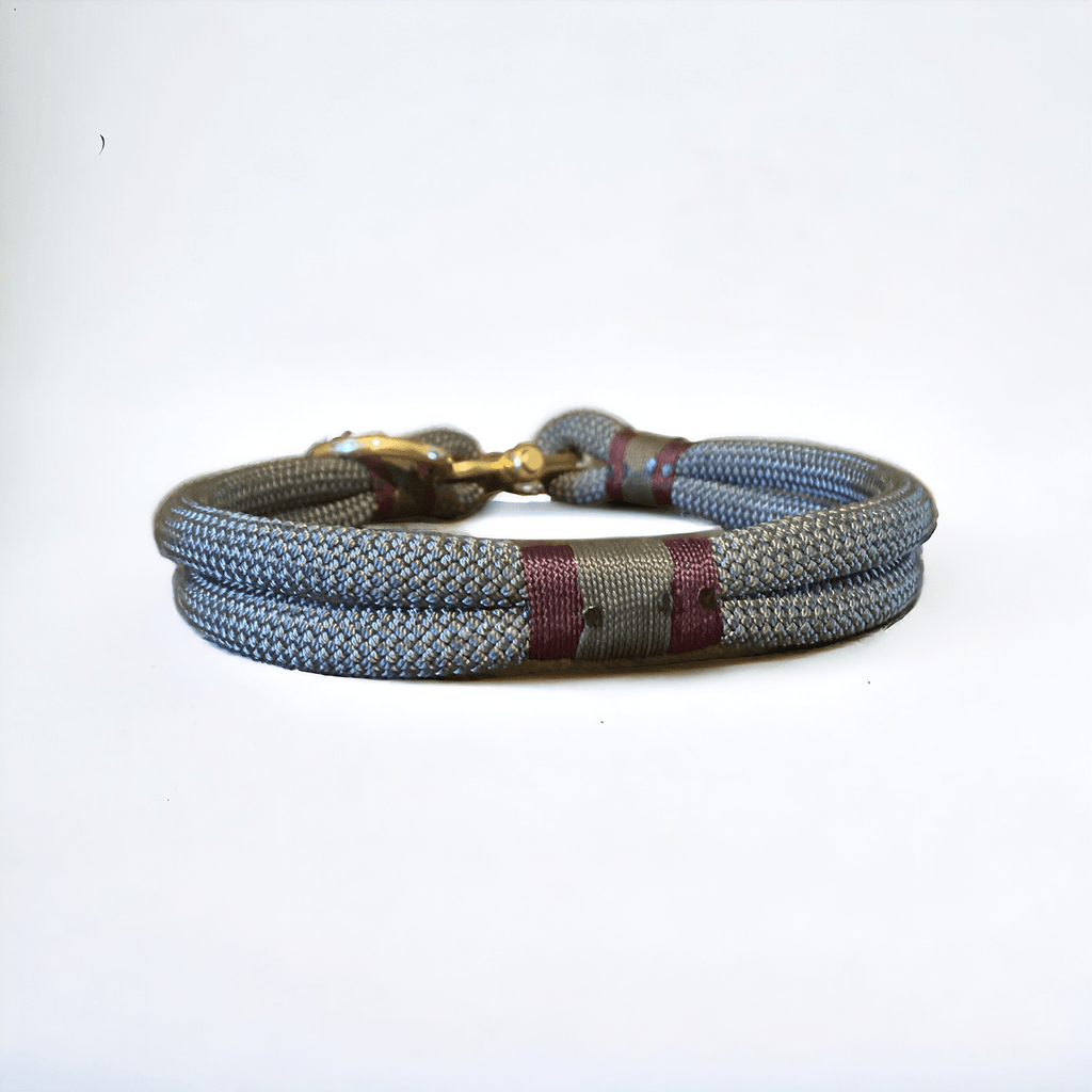 Greenwich Yarn Dog Collar – Carbon Edition | Handmade - Green Dog
