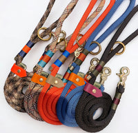 Luxury Dog Lead – Greenwich Yarn Rope Lead - Green Dog
