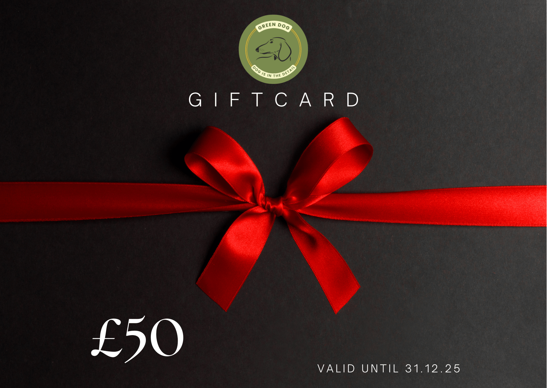 Green Dog Gift Card | Perfect Gift for Dog Lovers - Green Dog