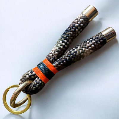 Handmade sustainable rope keyring from repurposed scraps, Green Dog Oxford studio
