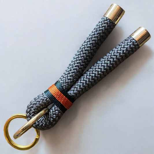 Handmade Sustainable Rope Keychain – Unique Repurposed Scraps | Green Dog