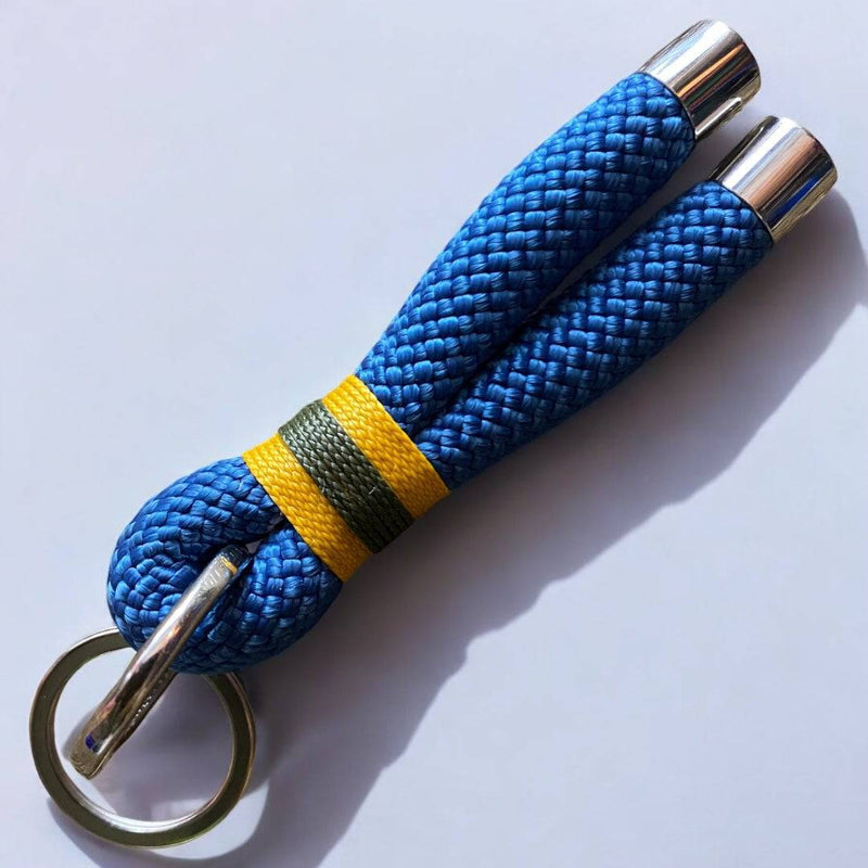 Handmade Sustainable Rope Keychain – Unique Repurposed Scraps from Green Dog