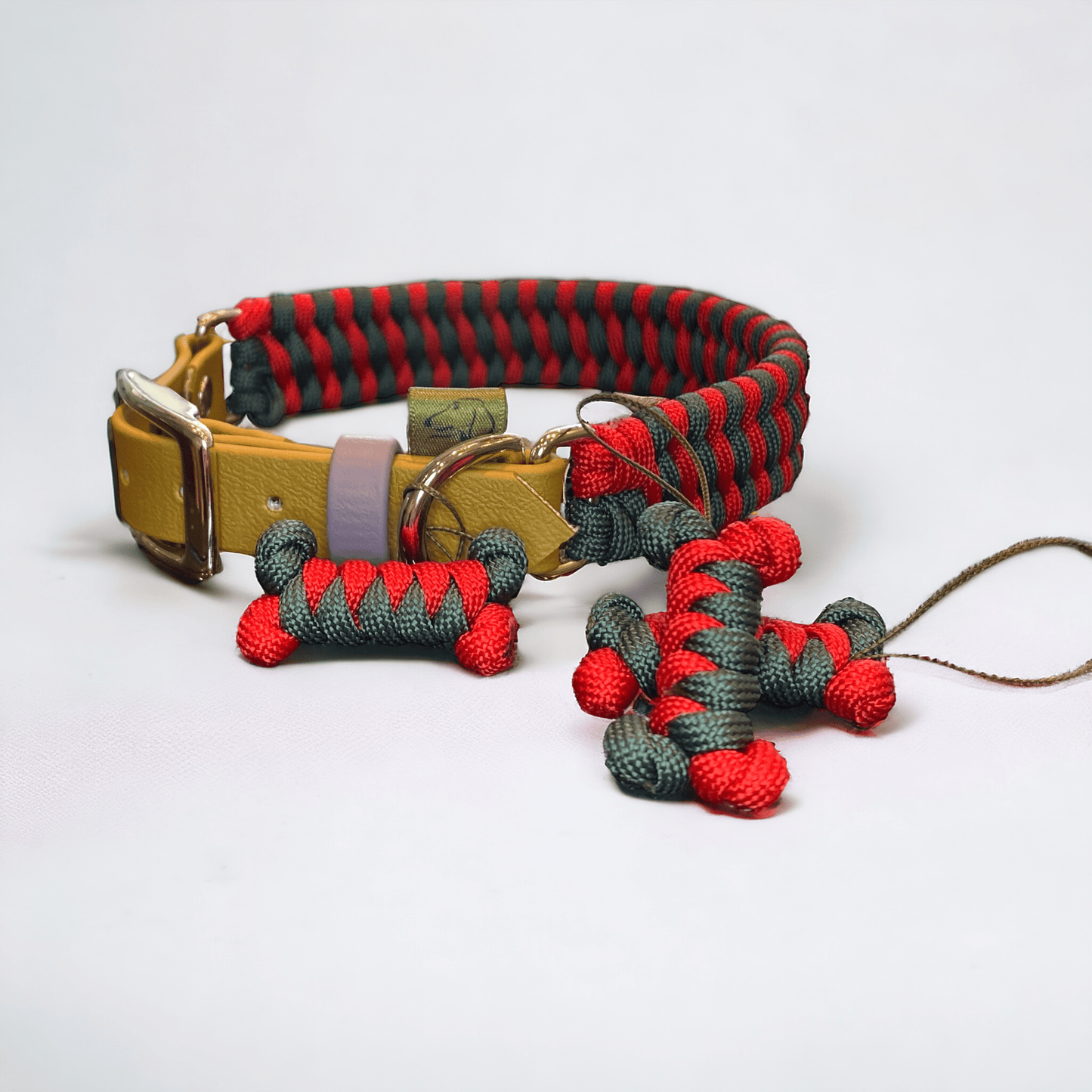 Adjustable Cord Dog Collar by Sunny & Cassa Jackson