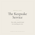 The Green Dog Keepsake Service: your dog's collar remade by hand into something you carry, and nothing is cut until you have said yes