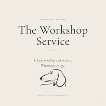 The Green Dog Workshop Service: clean, re-whip and restore your handmade collar or lead, whatever its age